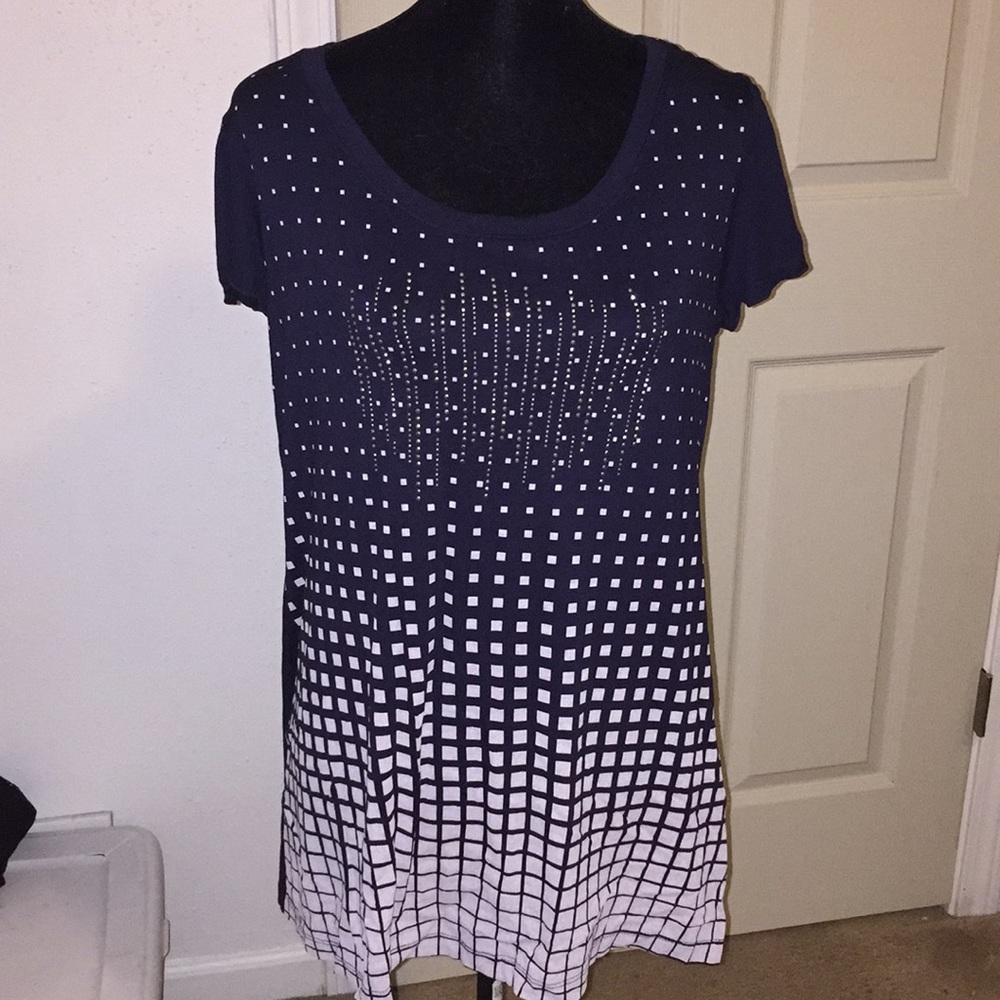 Lace Detail Long Tee